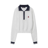 Women Sweater Short Knitwear for Girls Spring and Autumn Leisure Sweater