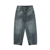 Unisex Jeans Vintage Straight Jeans for Boys