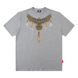 Men's T Shirt Printed Short-Sleeved T-shirt Men's and Women's Hip Hop Loose Top