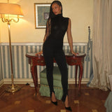 Women Jumpsuit Summer Fashion Slim Sleeveless Jumpsuit