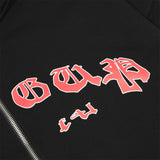 Men Hoodie Hoodie Coat Men's Loose Letter Printed Long Sleeve Band