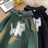 Men Hoodie Hooded Sweater Men's Autumn Retro Loose Student Casual Hoodie