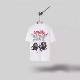 Mens T-shirts Travis Scott Cactus Jack x Utopia Utopia Warhorse Short Sleeve T-Shirt
