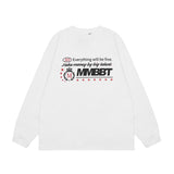Men Long Sleeve Shirt Casual Long Sleeve Couple T-shirt Men and Women Oversize Idle Style Loose