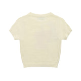 Women Sweater Short-Sleeved Sweater Women's Summer Casual round Neck Pullover