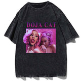 Vintage Doja Cat Printed T-Shirt Rap Oversized Wash