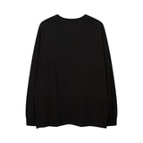 Men Long Sleeve Shirt Denim Embroidered Couple Long Sleeve Bottoming T-shirt Idle Style Men and Women
