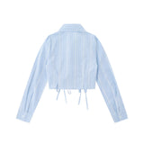 Women Long Sleeve Shirt Women's Slim Fit Design Sense Casual Short