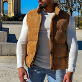 Men Suits Vests Autumn and Winter Leisure Vest Top Coat