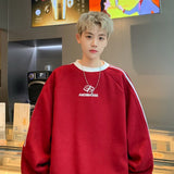 Men Hoodie round Neck Sweater Men Autumn Fashion Brand Trendy Loose