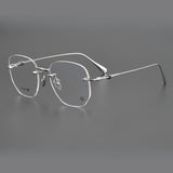 CHH Chrome Hearts Glasses Ultra-light pure titanium high-end rimless glasses frame