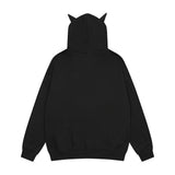 Men Hoodie Hoodie Coat Men's Loose Letter Printed Long Sleeve Band