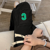 Men Sweatpants Waffle Workwear Men's Summer Sports Pants Loose Casual