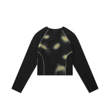 Women Long Sleeve T-Shirt Long Sleeve T-shirt Girls Fall Washed and Worn O-neck Short