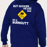 Letters Print Sweatshirt Men_s Fleece Long Sleeve