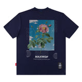 Men T Shirt Printed Fashion Brand Short Sleeve T-shirt Men and Women Couple Loose