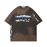 Men T Shirt Hiphip Street Style Short Sleeve T-shirt Men and Women Couple