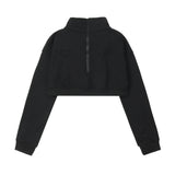 Women Hoodie Cardigan Sweater Girls Autumn Letter Printing
