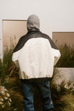 Unisex Jacket Autumn Raglan Contrast Color Coat