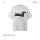 American vintage street T-shirt cotton men loose summer