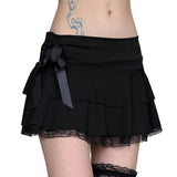 Women Skirt Lace Stitching Skirt Sexy Skirt