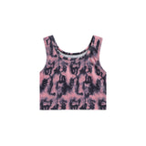 Women Vest Printed Short Vest Summer Casual Spaghetti Straps Sleeveless