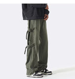 Men Sweatpants Overalls Men's Spring and Summer Loose Straight Casual Pants Trendy