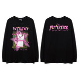 Men Long Sleeve Shirt Printed Couple Long Sleeve T-shirt Loose Bottoming Top Men and Women