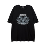 Men's T Shirt Short-Sleeved T-shirt Men's and Women's Spring and Summer Loose Vintage