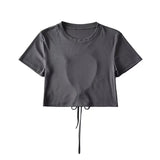 Women T-Shirt Short-Sleeved T-shirt Short Summer Top