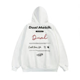 Men Hoodie Letter Printed Hoodie Men Spring and Autumn Leisure Loose Long Sleeve