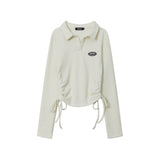 Women Long Sleeve T-Shirt Long Sleeve T-shirt Girls' Autumn Design Sense Casual Short T-shirt