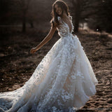 Slutty Wedding Dress Women's Dress Deep V Wedding Dress