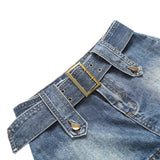 Women Skirt Denim Women's Summer Hip-Wrapped Short Skirt