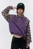Unisex Jacket Autumn Affixed Cloth Embroidered Plaid Shirt Women's Clothing