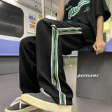 Men Sweatpants Men's Spring and Autumn Ins Straight Loose Sports