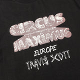 Travis Scott T-Shirt Travis Scott 24ssTOUR EUROPE Crew Neck Short Sleeve