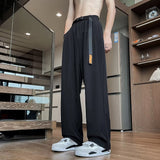 Men Sweatpants Men's Summer High Street Loose Sports Pants All-Matching