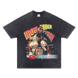 Mike Tyson T Shirt Vintage Loose Short Sleeve