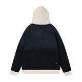 Amiri Hoodie AMI embroidery done old contrasting color hooded sweater for men and women
