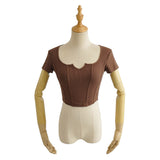 Women T-Shirt Short-Sleeved T-shirt Women's Slim Fit