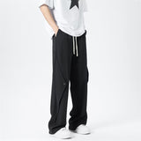 Men Sweatpants Casual Pants Men's Summer Loose Drooping Ice Silk