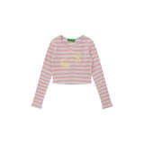 Women Sweater Short Knitwear Women's Autumn Short Long Sleeve Top