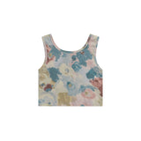 Women's Vest Printed Short Vest Women's Summer Sleeveless Camisole Top