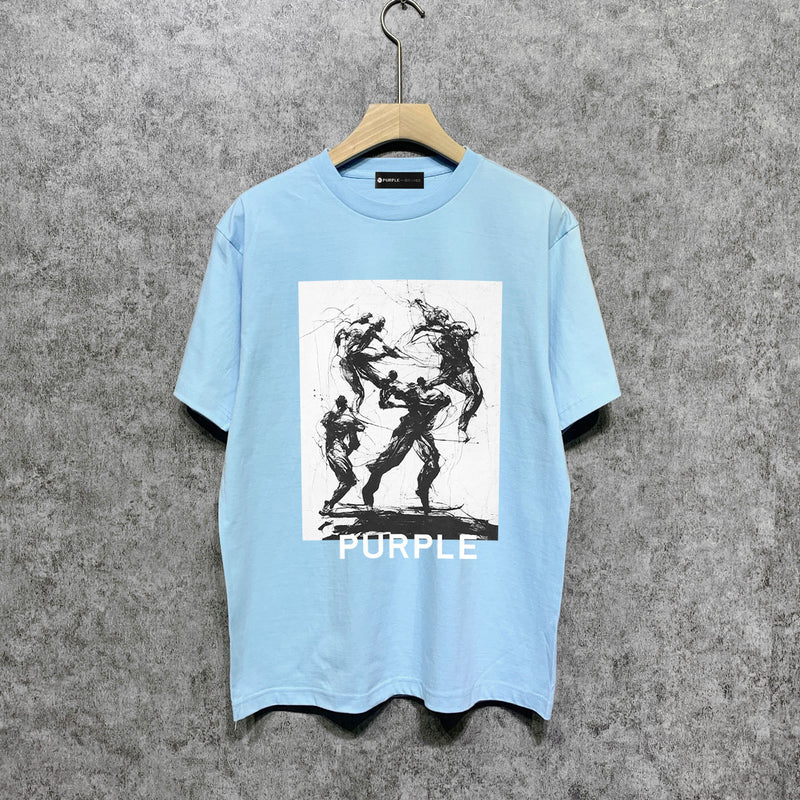 Purple Brand T Shirt Short Sleeve T-shirt Blouse