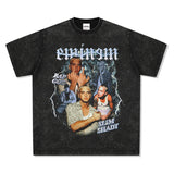 Detroit Eminem T Shirt Detroit Eminem Printed Short Sleeve Cotton Heavy Loose