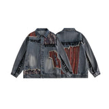 Unisex Jacket Fall Tassel Denim Jacket Women's Clothing