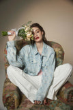 Unisex Jacket Fall Vintage Denim Jacket