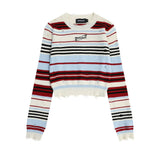 Women Sweater Short Sweater Women's Autumn Leisure Embroidered Sweater