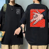 Summer Loose Harajuku Cotton Short Sleeve Japanese Anime